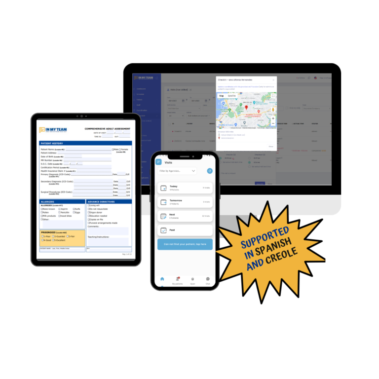 Home Health Care Agency Solution - In My Team