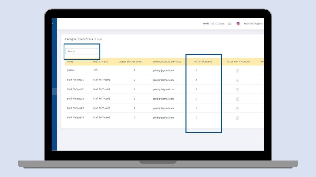 staff compliance new filters