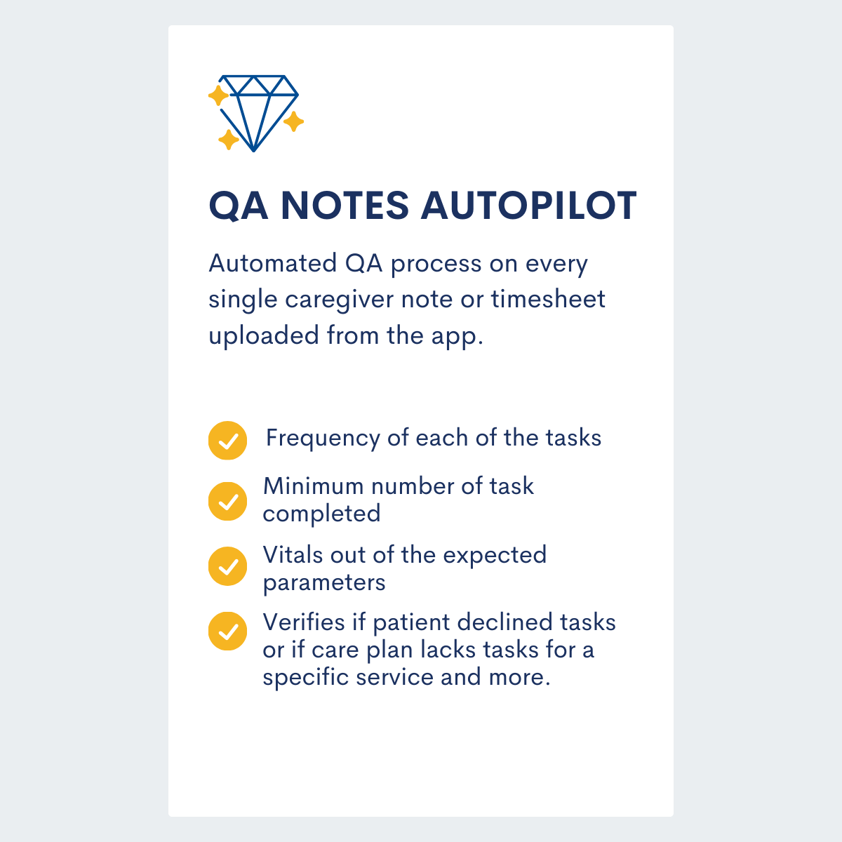 Power tools QA notes autopilot